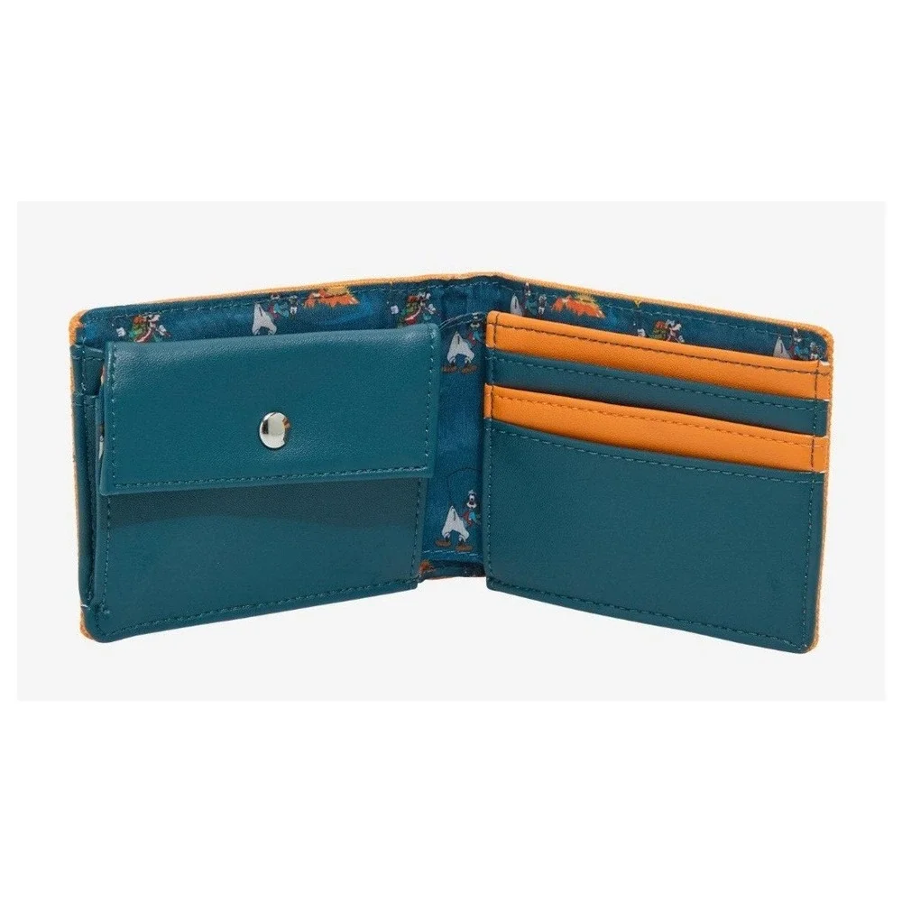 NEW! Loungefly Disney A Goofy Movie Camping Patches Backpack & Matching‎ WALLET!